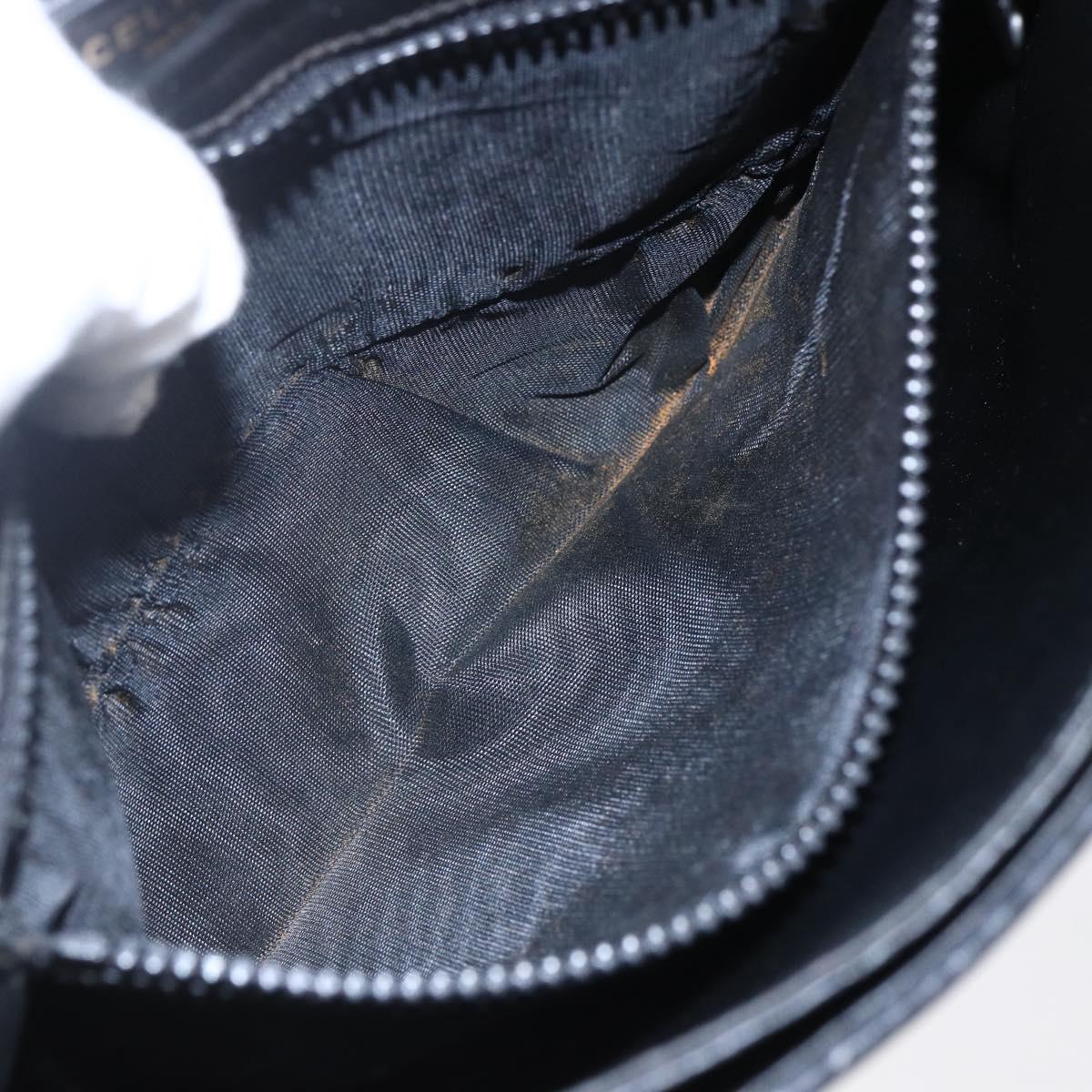 Celine Black Leather Crossbody