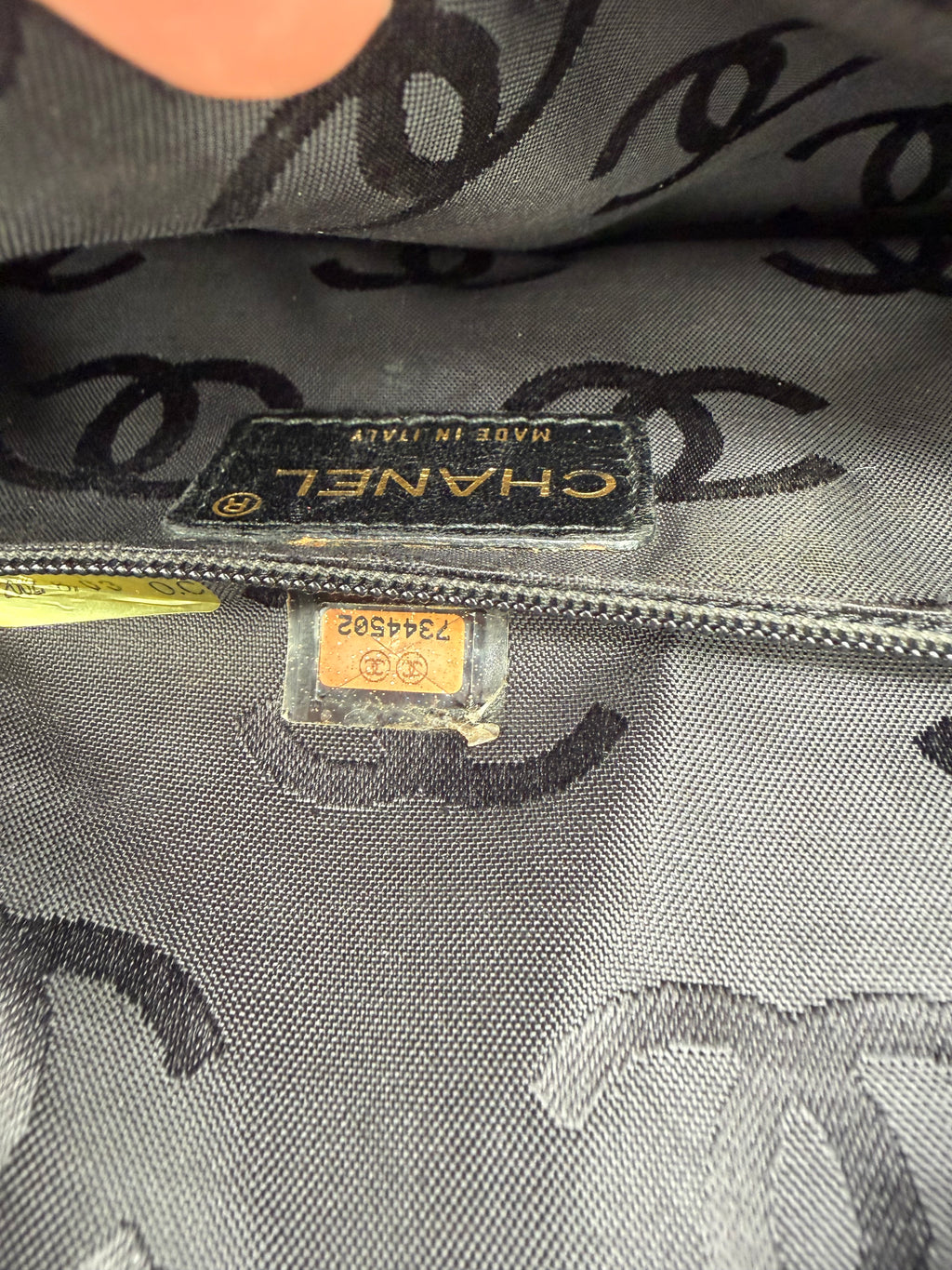 Chanel Black Patent Leather Shoulder Bag