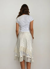 Load image into Gallery viewer, Chloe Crochet Ivory Skirt
