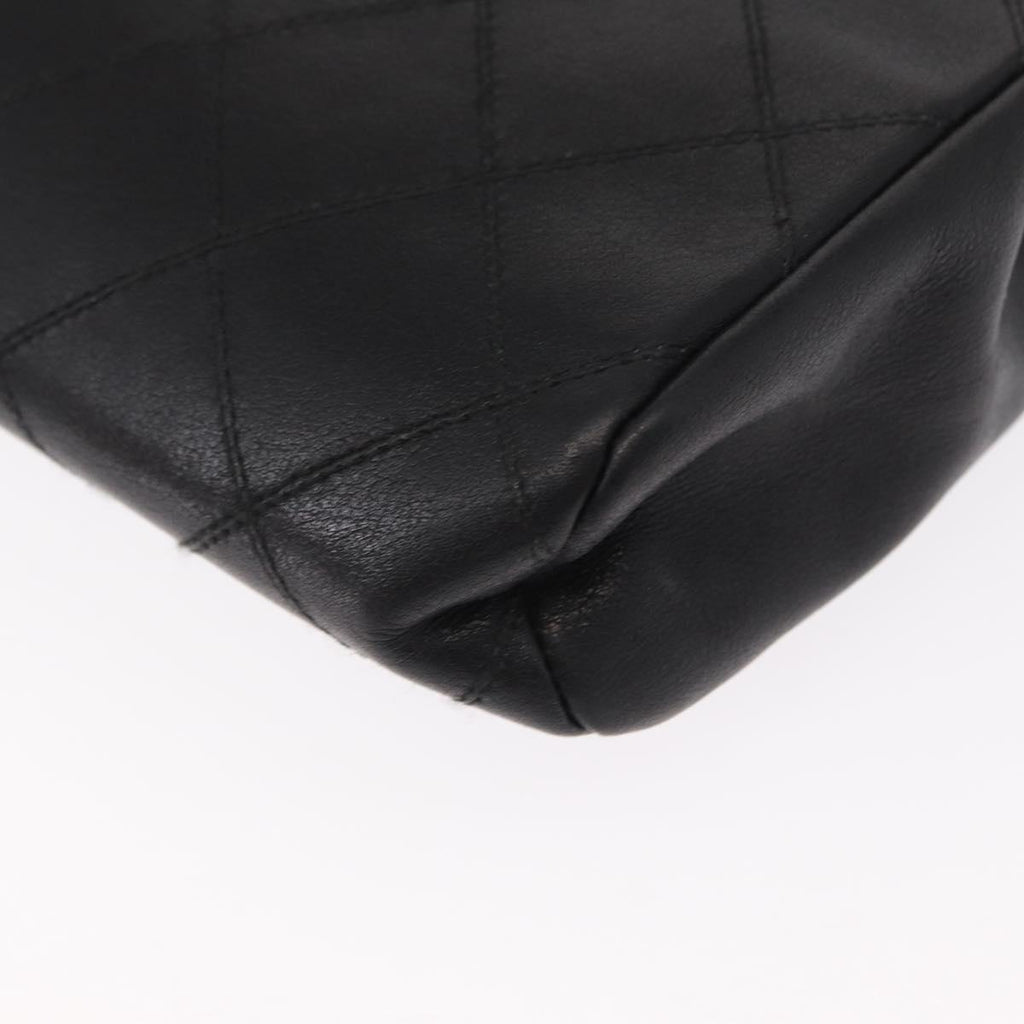 Chanel Black Leather Clutch