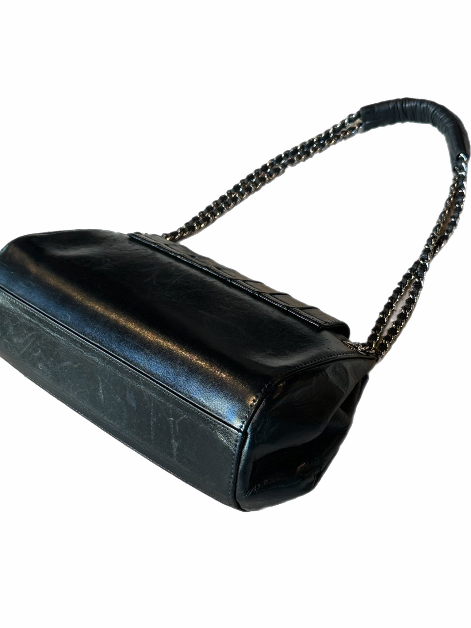 Chanel Black Leather Handbag