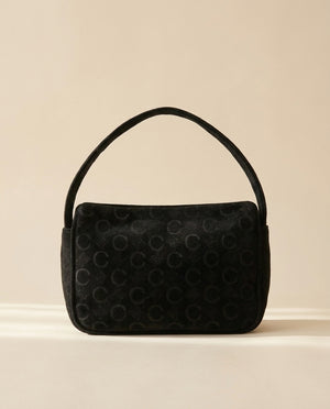 Celine Black Suede Mini Bag