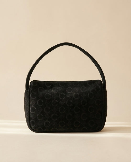 Celine Black Suede Mini Bag