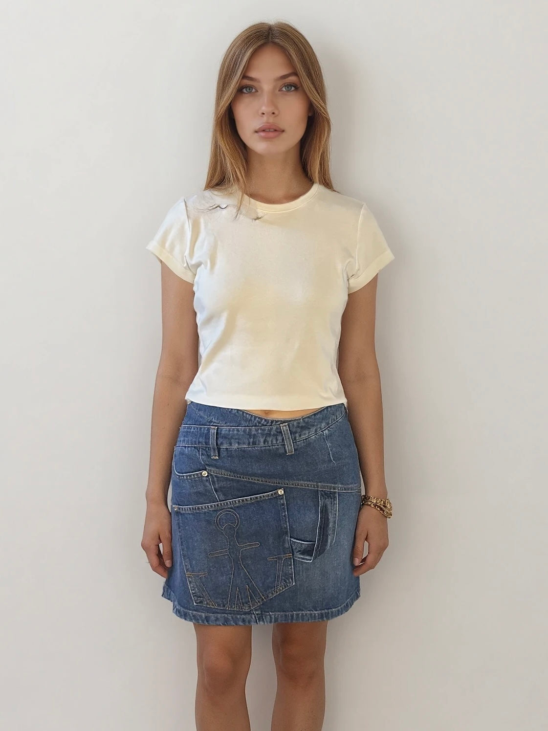 JW Anderson Denim Mini Skirt