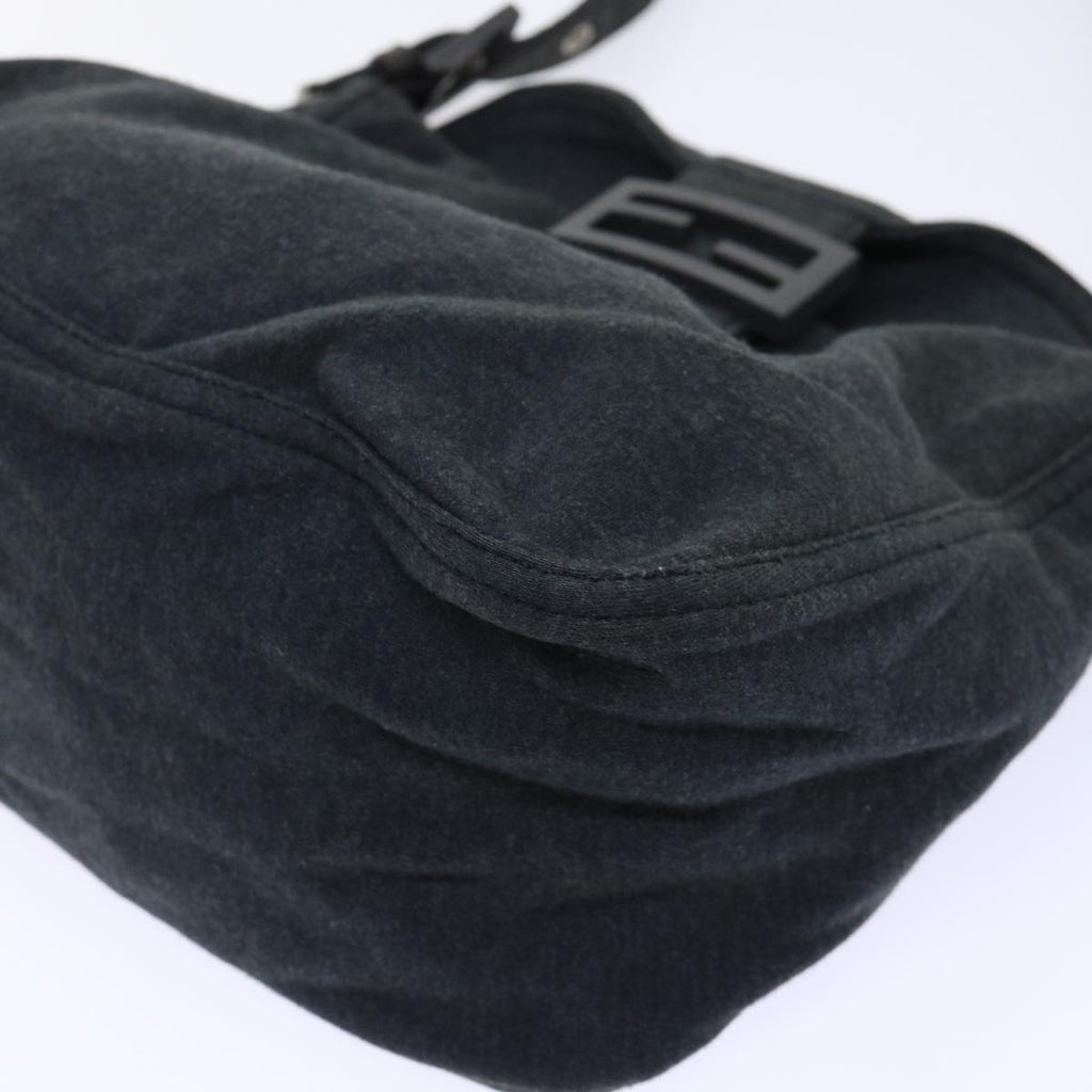 Fendi Grey Rounded Baguette