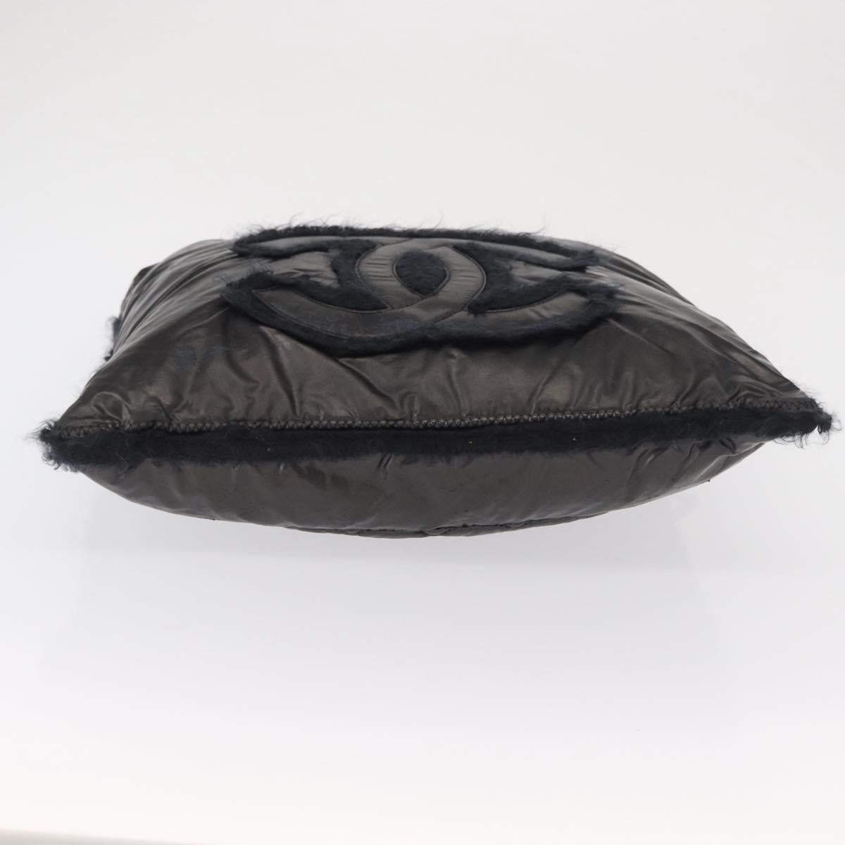 Chanel Black Logo Pillow Tote
