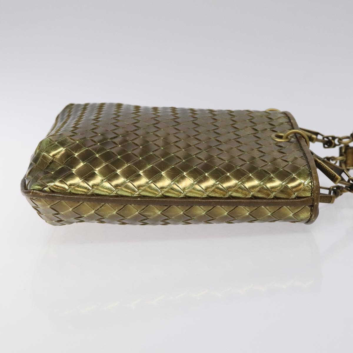 Bottega Veneta Gold Shoulder Bag