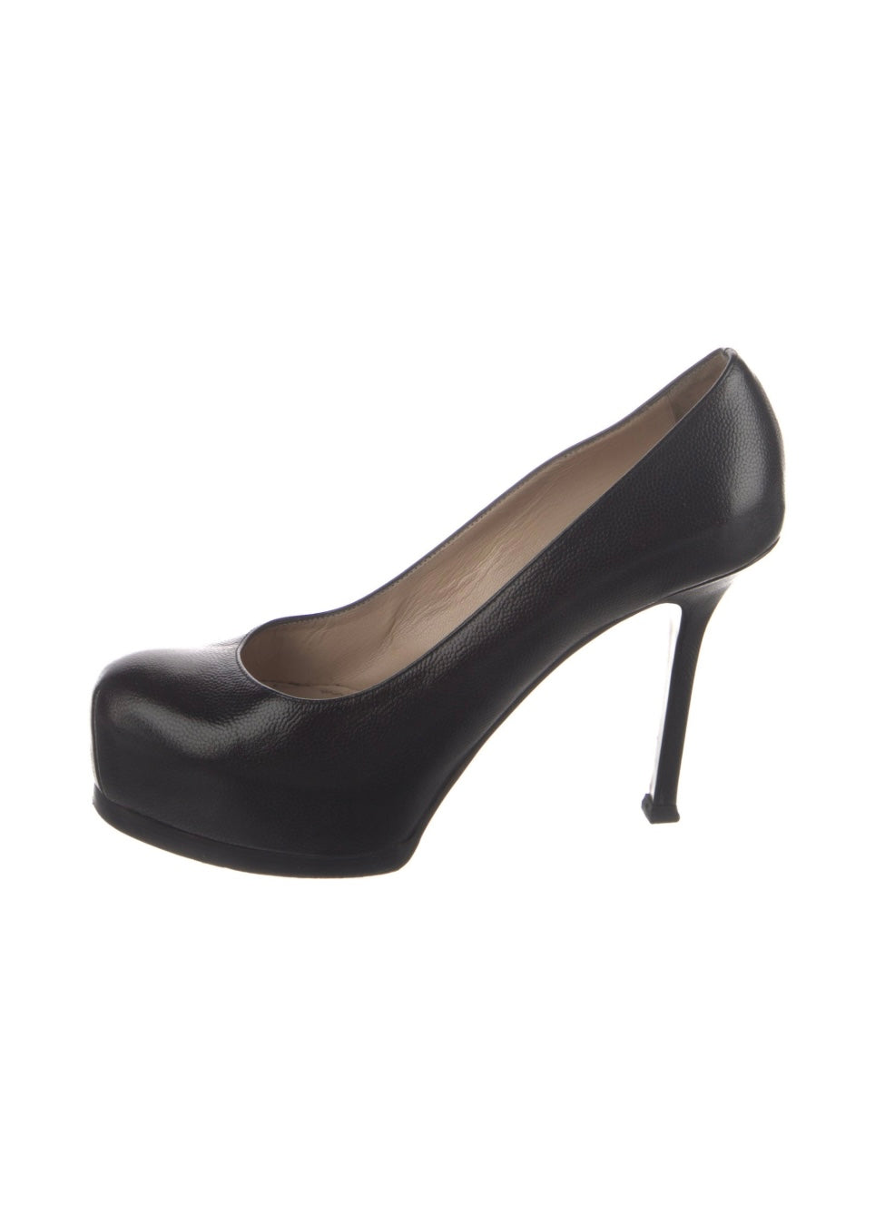 Saint Laurent Black Platform Pumps