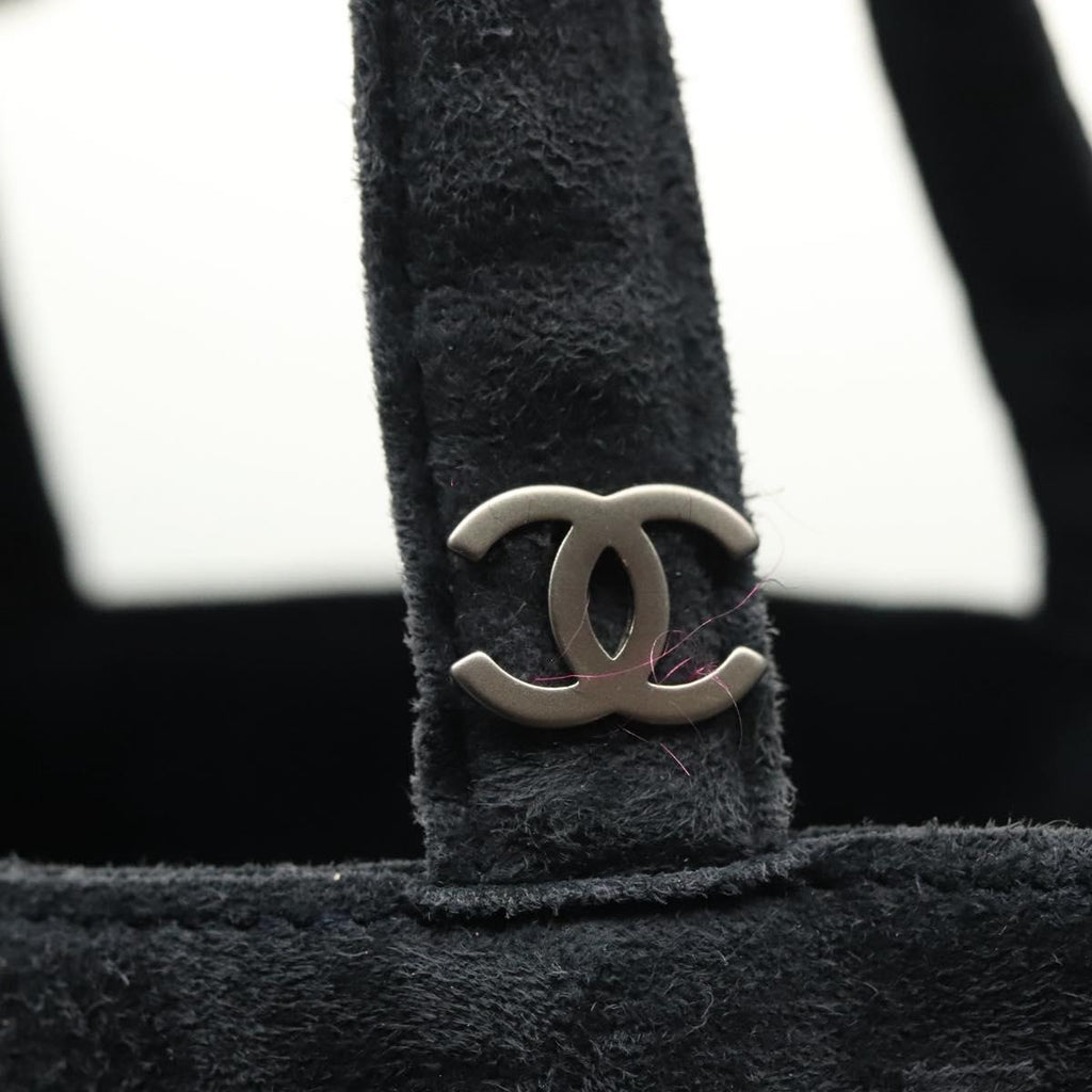 Chanel Navy Suede Fringe Tote