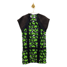 Load image into Gallery viewer, Miu Miu Green and Black Cutout Dress
