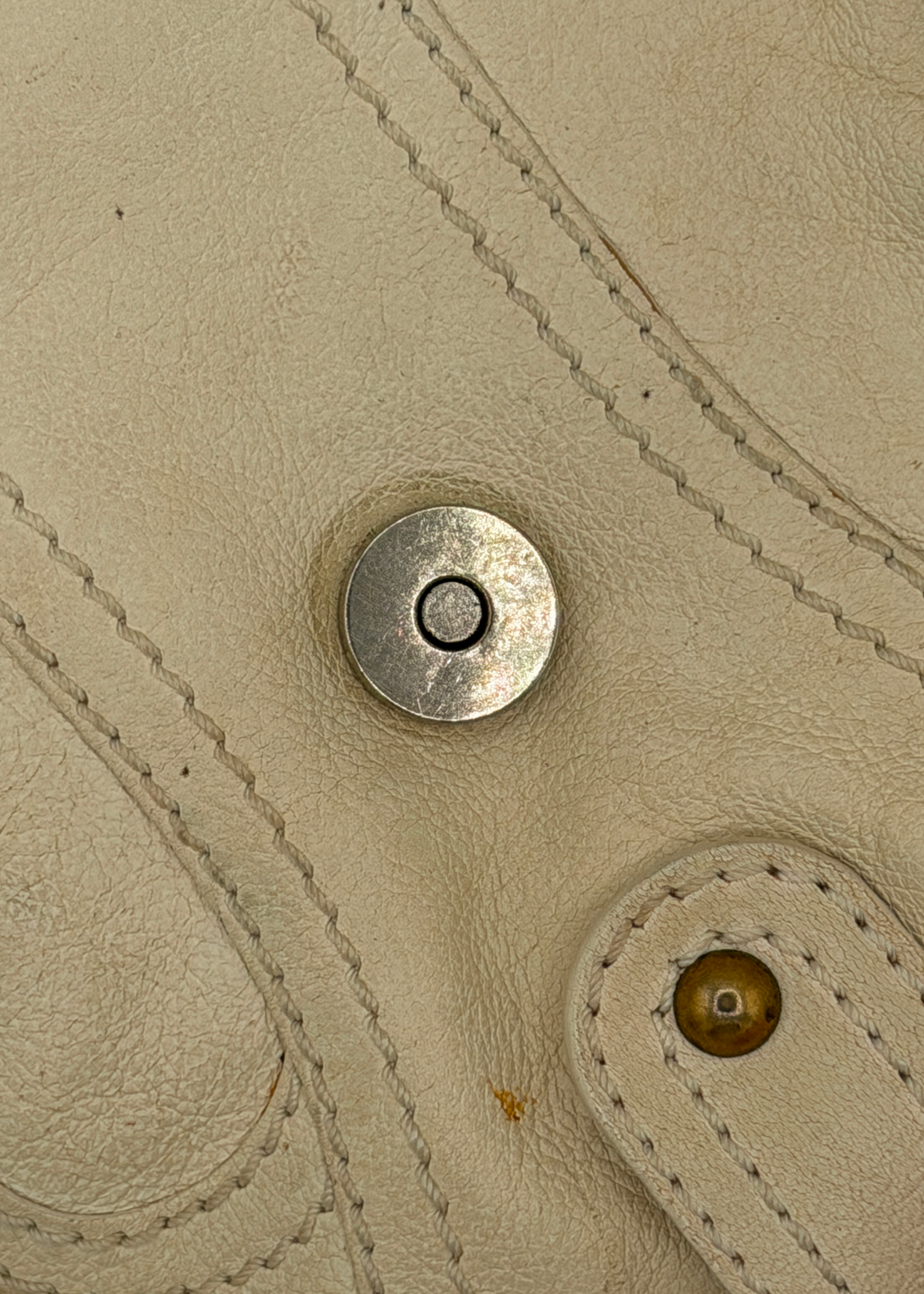 Valentino White Leather Shoulder Bag