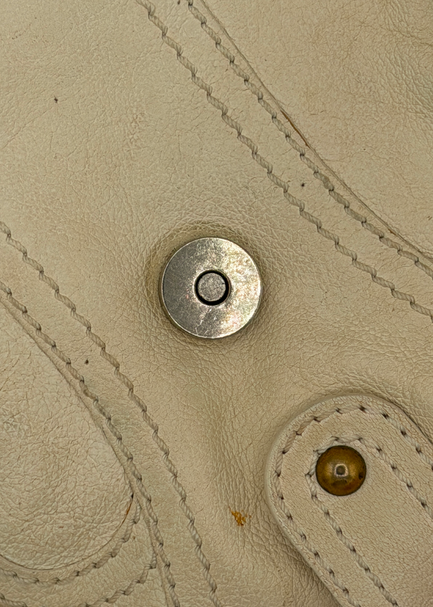 Valentino White Leather Shoulder Bag