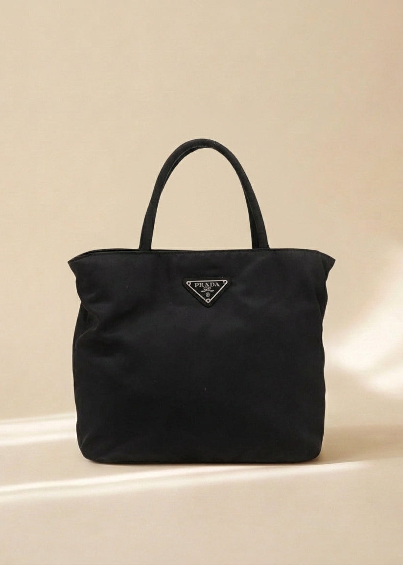 Prada Black Nylon Handbag Tote