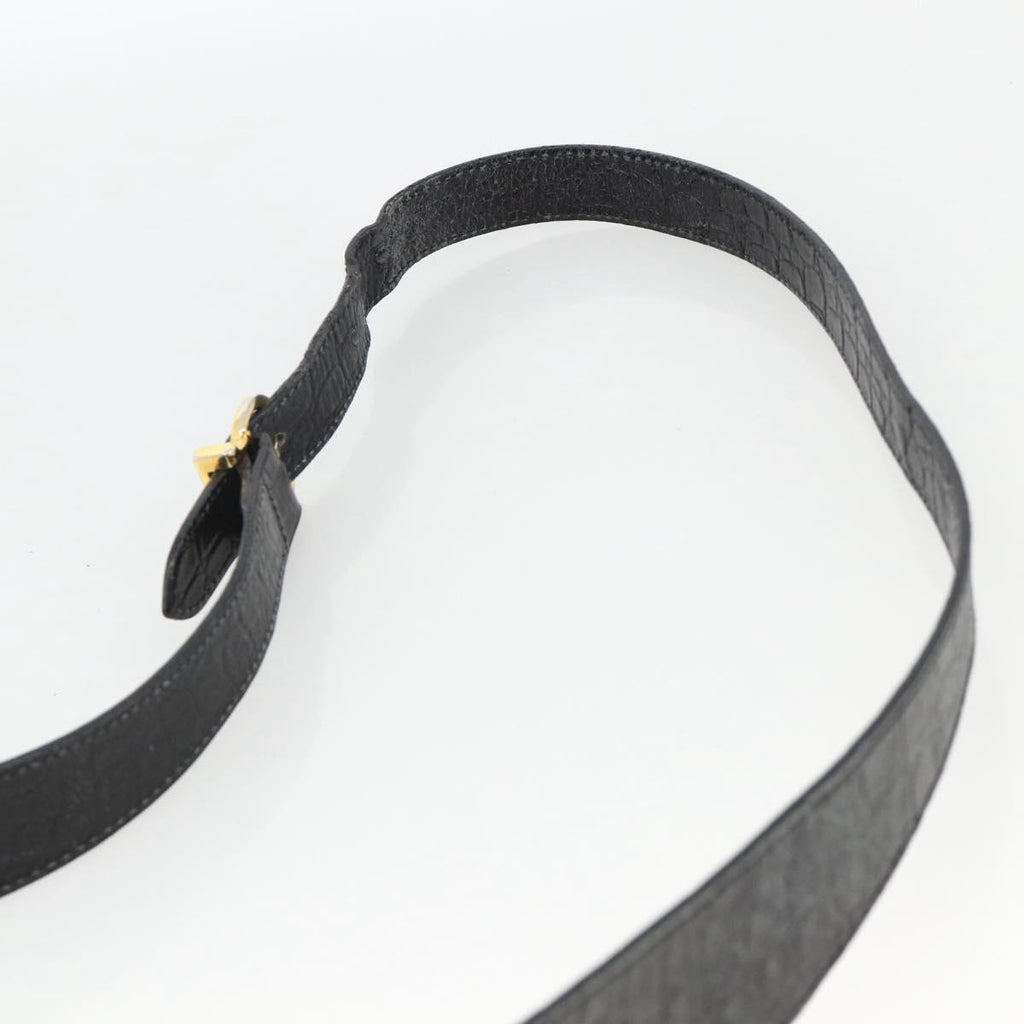 Ferragamo Black Leather Shoulder Bag