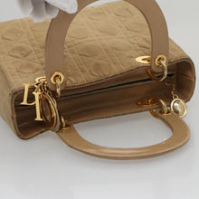 Load image into Gallery viewer, Lady Dior Nylon Beige Handbag
