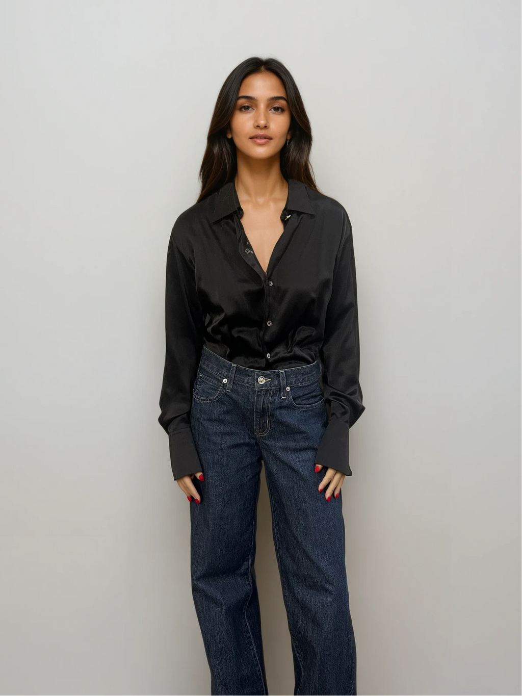 Donna Karan Silk Bodysuit