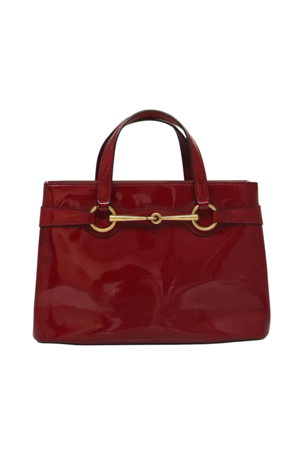 Gucci Red Horsebit Tote