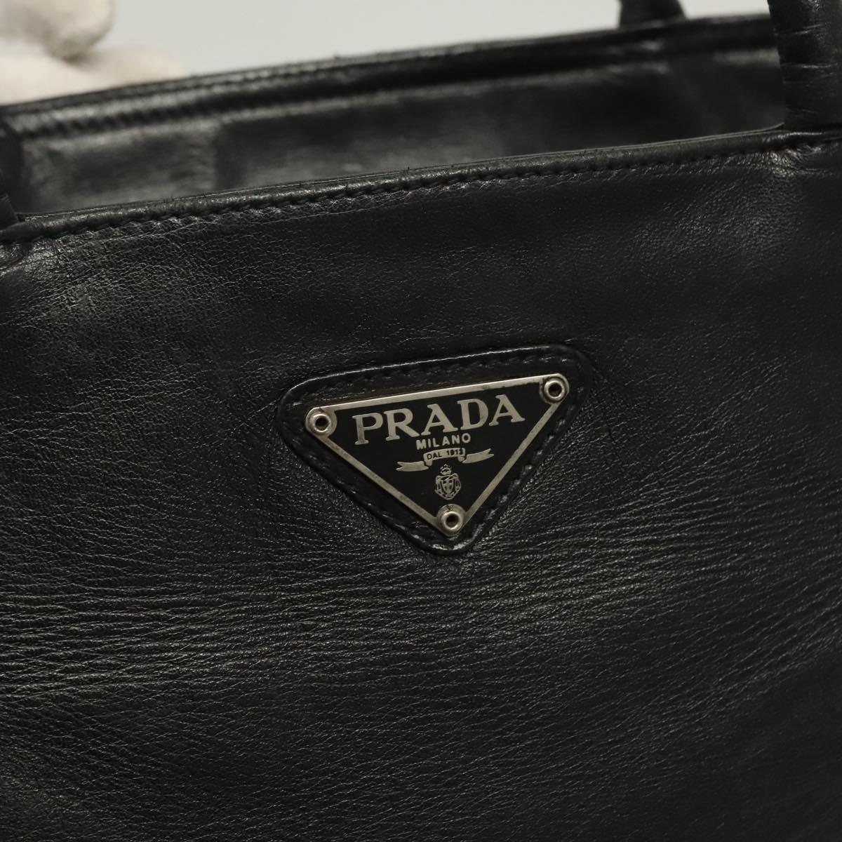 Prada Black Leather Tote