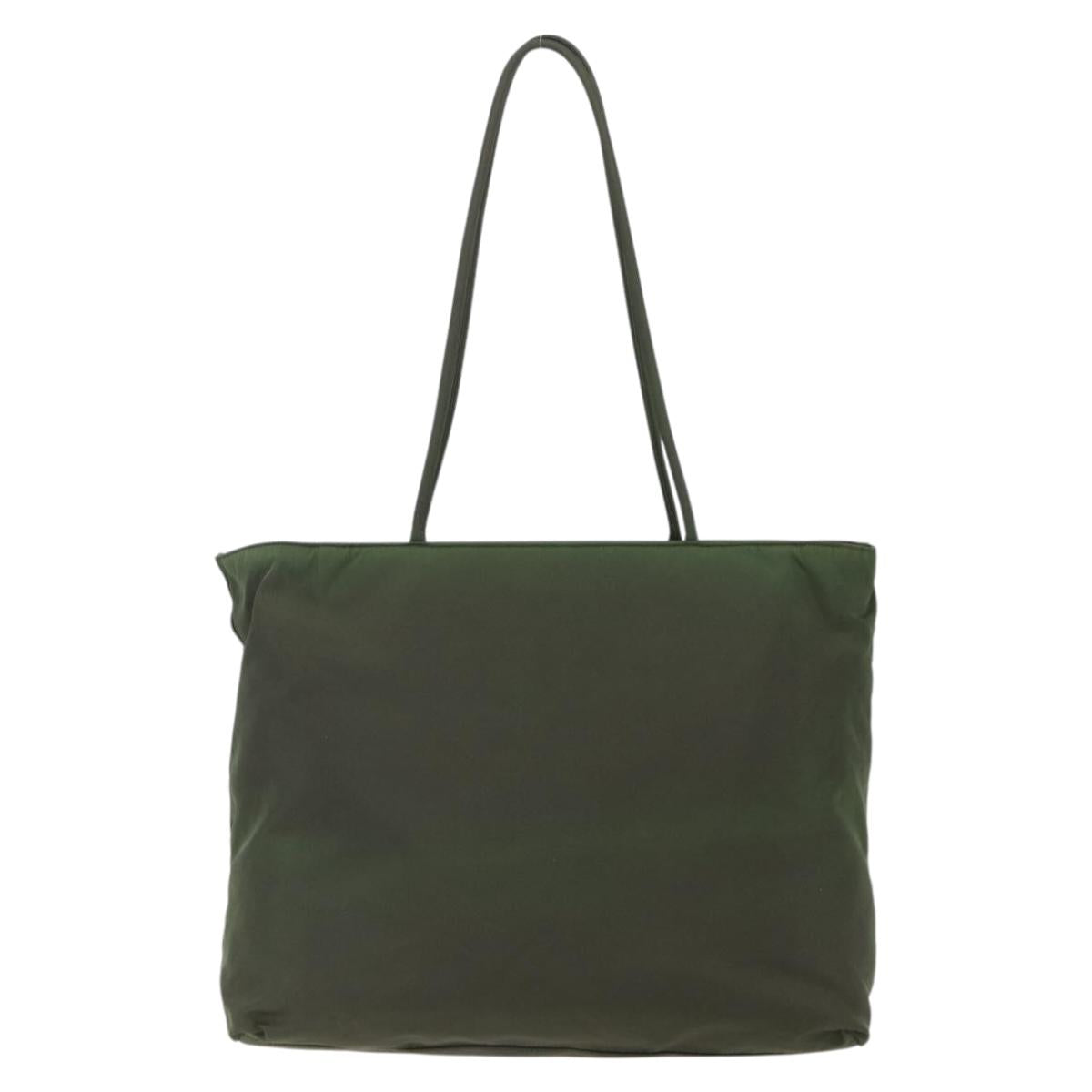Prada Green Nylon Tote