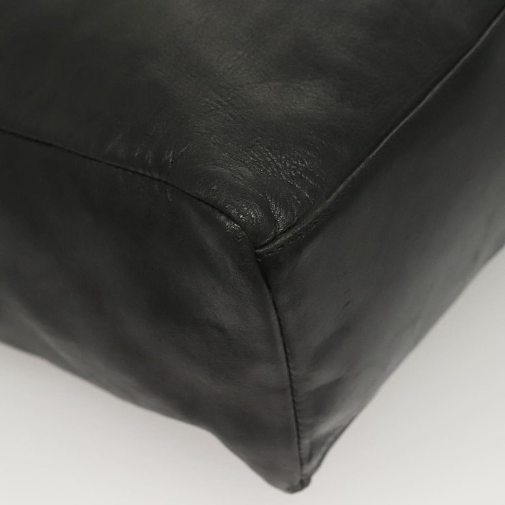 Prada Black Leather Tote