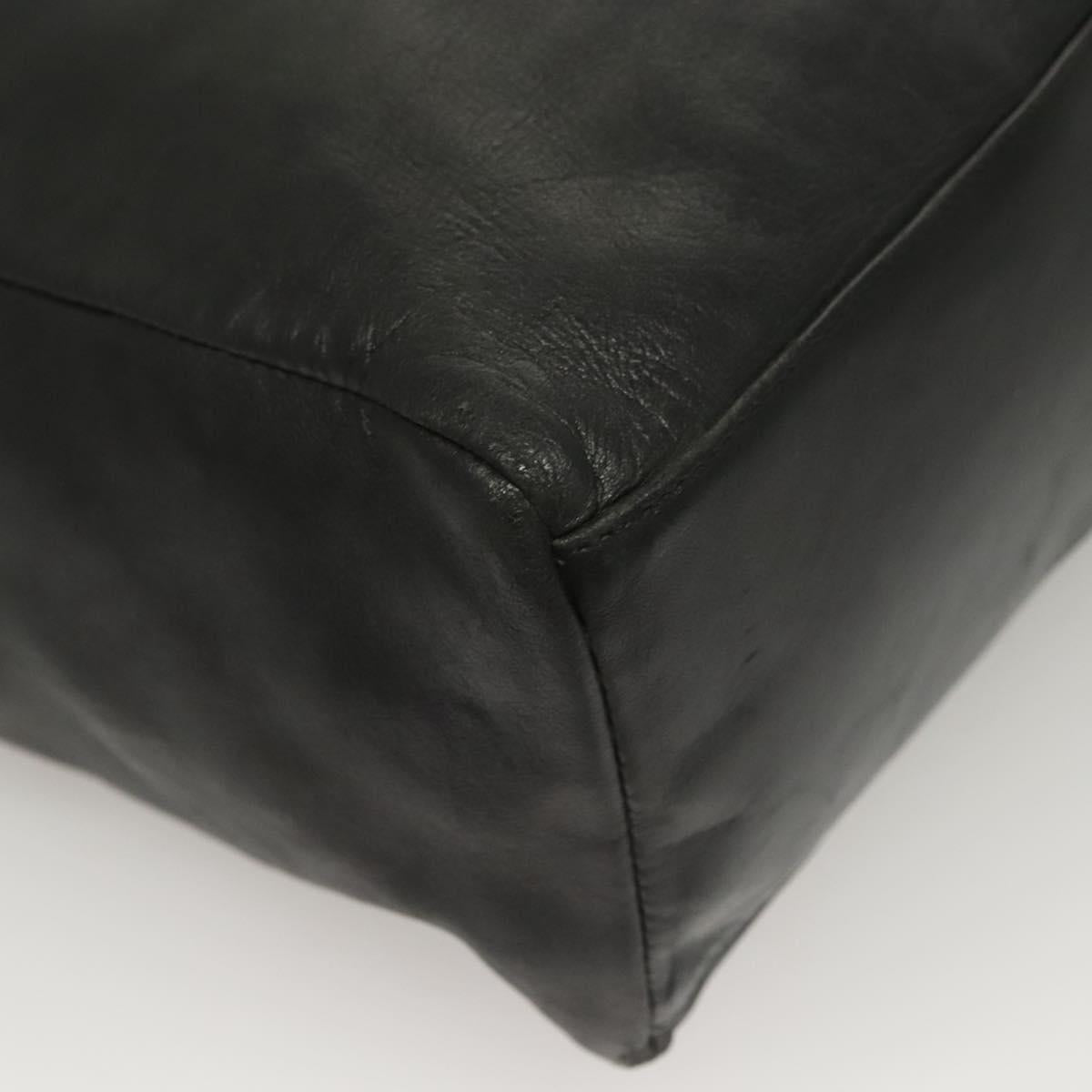 Prada Black Leather Tote