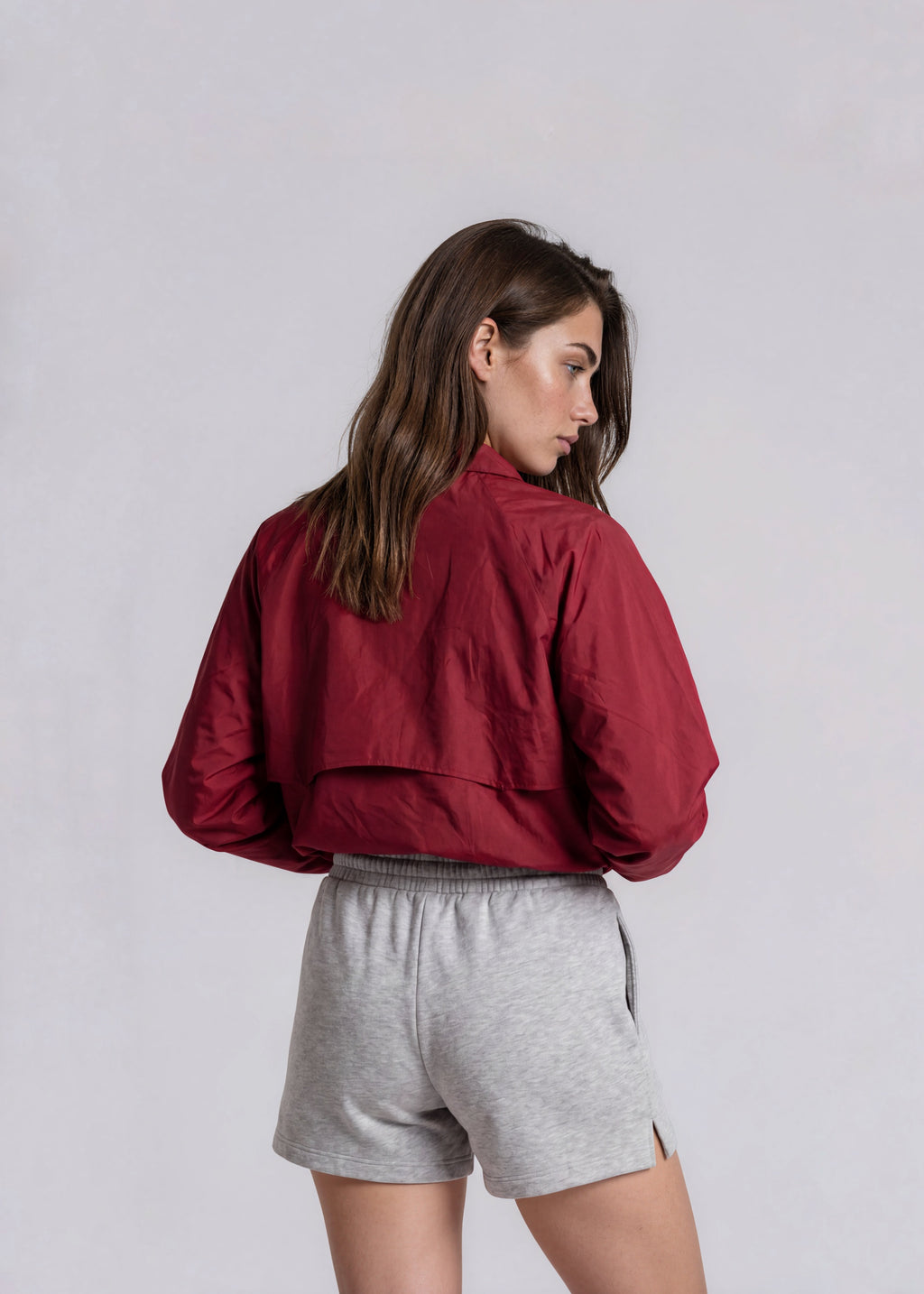 YSL Red Collared Bomber Jacket