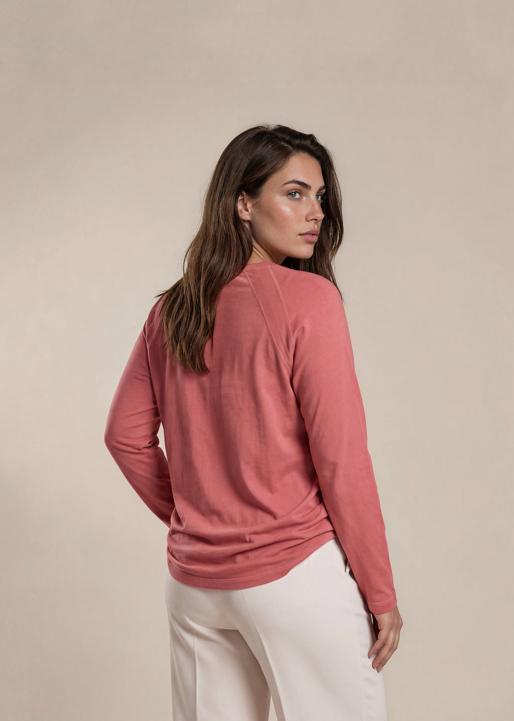YSL Pink Logo Sweater