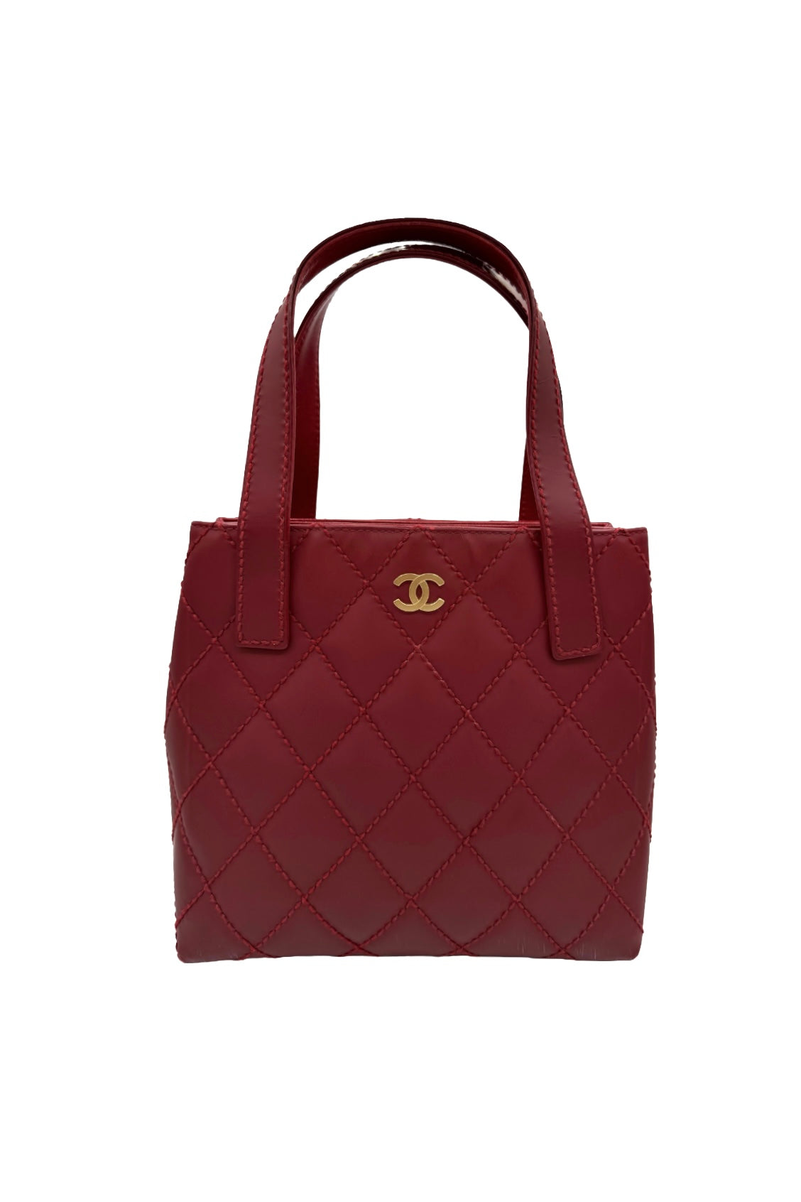 Chanel Burgundy Matte Tote
