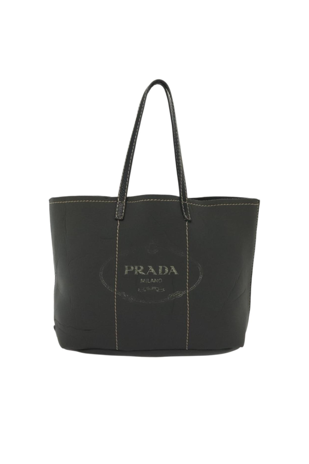 Prada Black Logo Tote