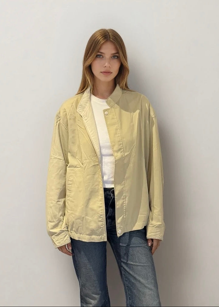 YSL Light Tan Windbreaker Bomber