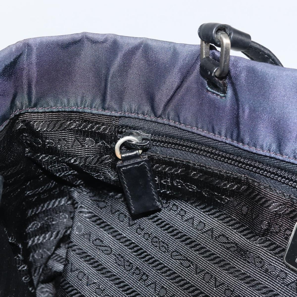 Prada Navy East West Shoulder Bag