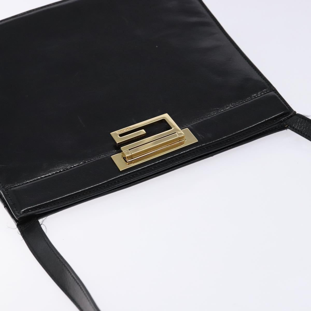 Gucci Tom Ford Black Patent Shoulder Bag