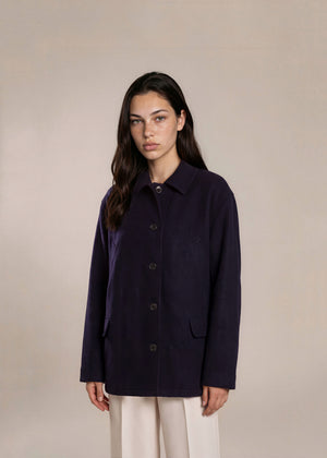 Ralph Lauren Navy Wool Coat
