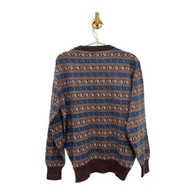 Load image into Gallery viewer, Ysl Brown and Blue Monogram Sweater
