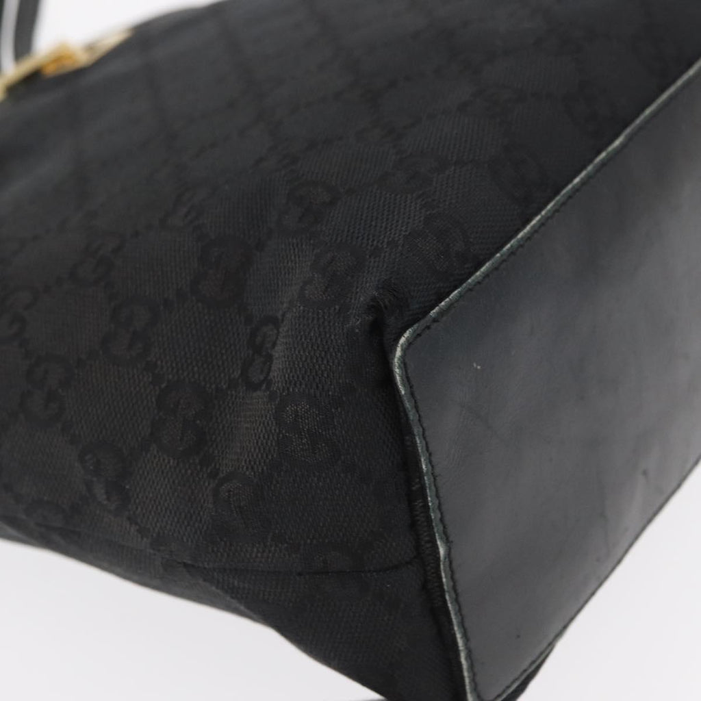 Gucci Black Monogram Tote Bag