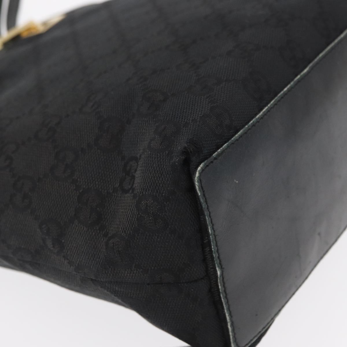 Gucci Black Monogram Tote Bag