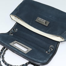 Load image into Gallery viewer, Chanel Navy Canvas Shoulder Bag
