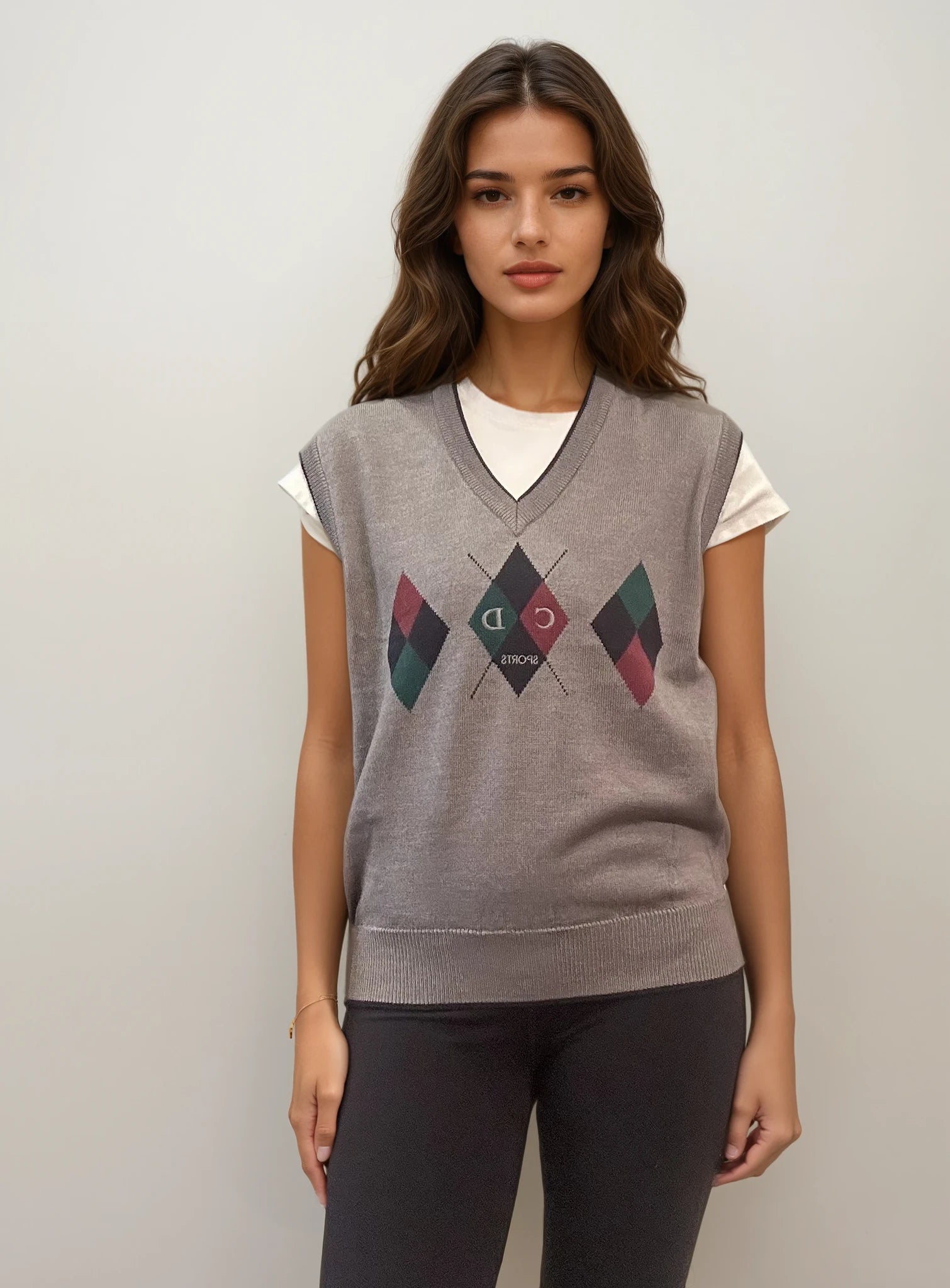 Dior Sports Grey Diamond Vest