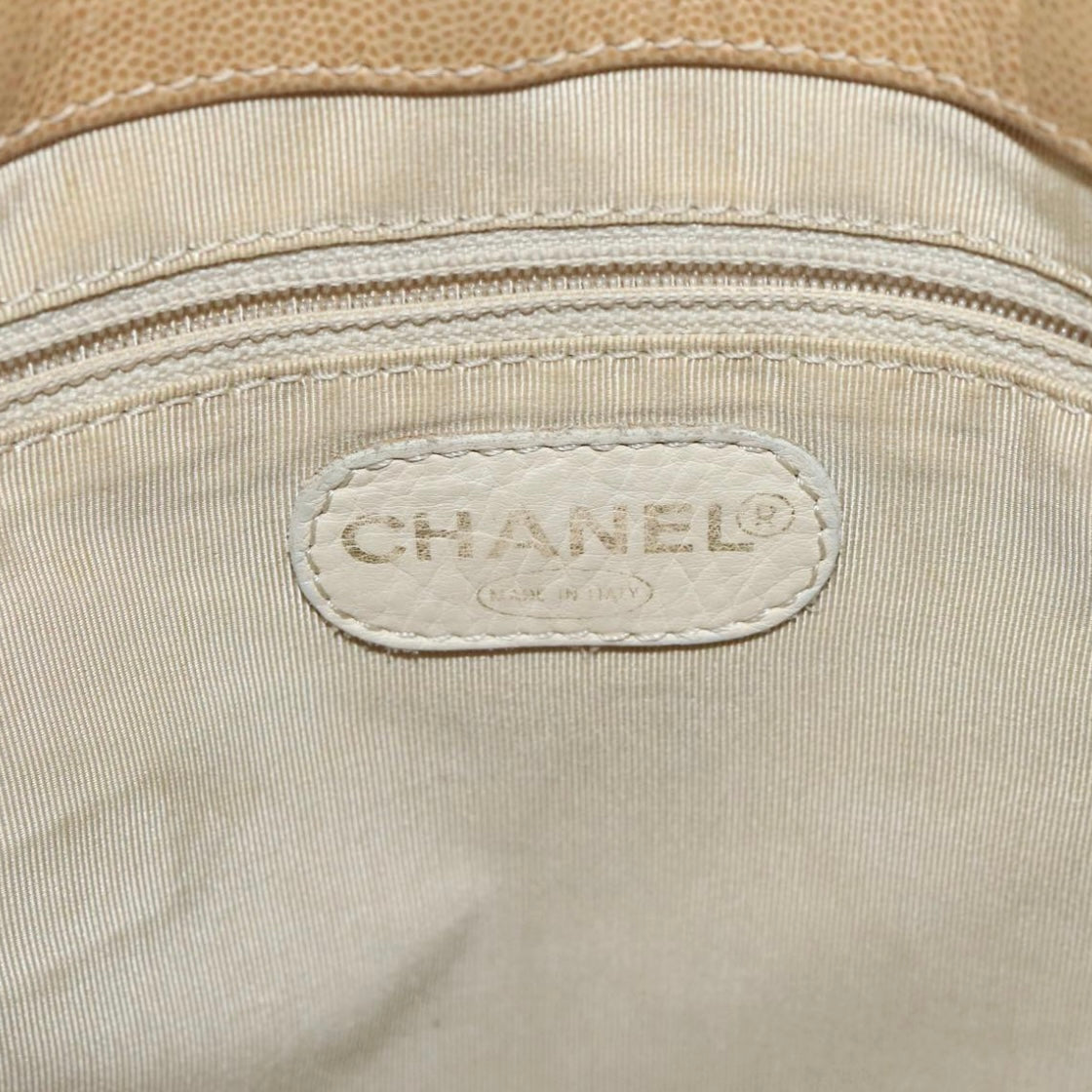 Chanel Tan Leather and Tortoise Tote