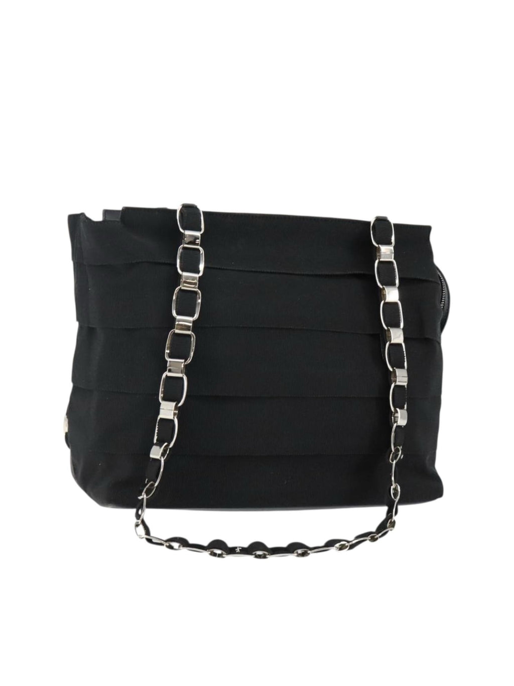 Ferragamo Black Chain Tote
