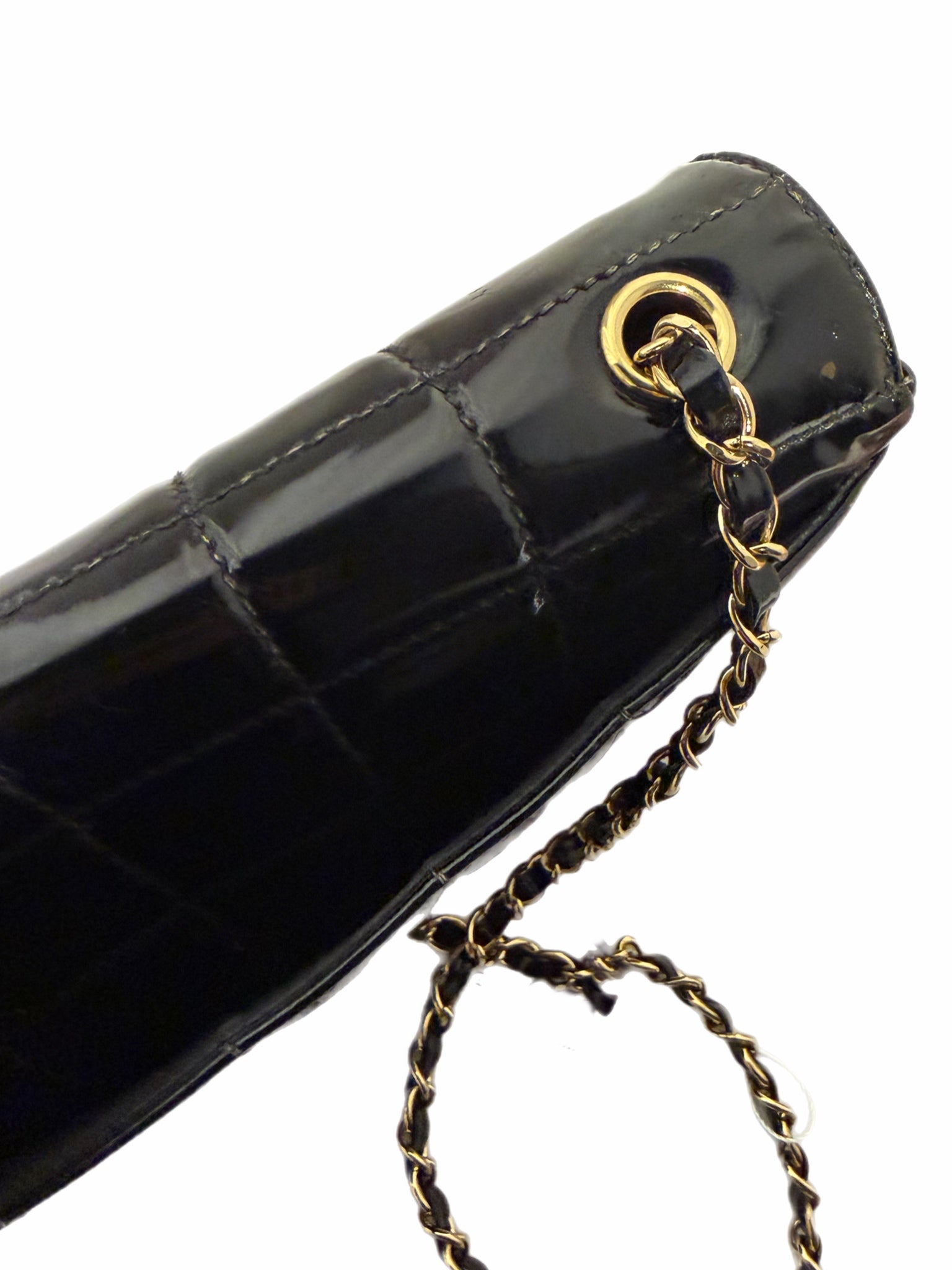 Chanel Black Patent Flap Bag