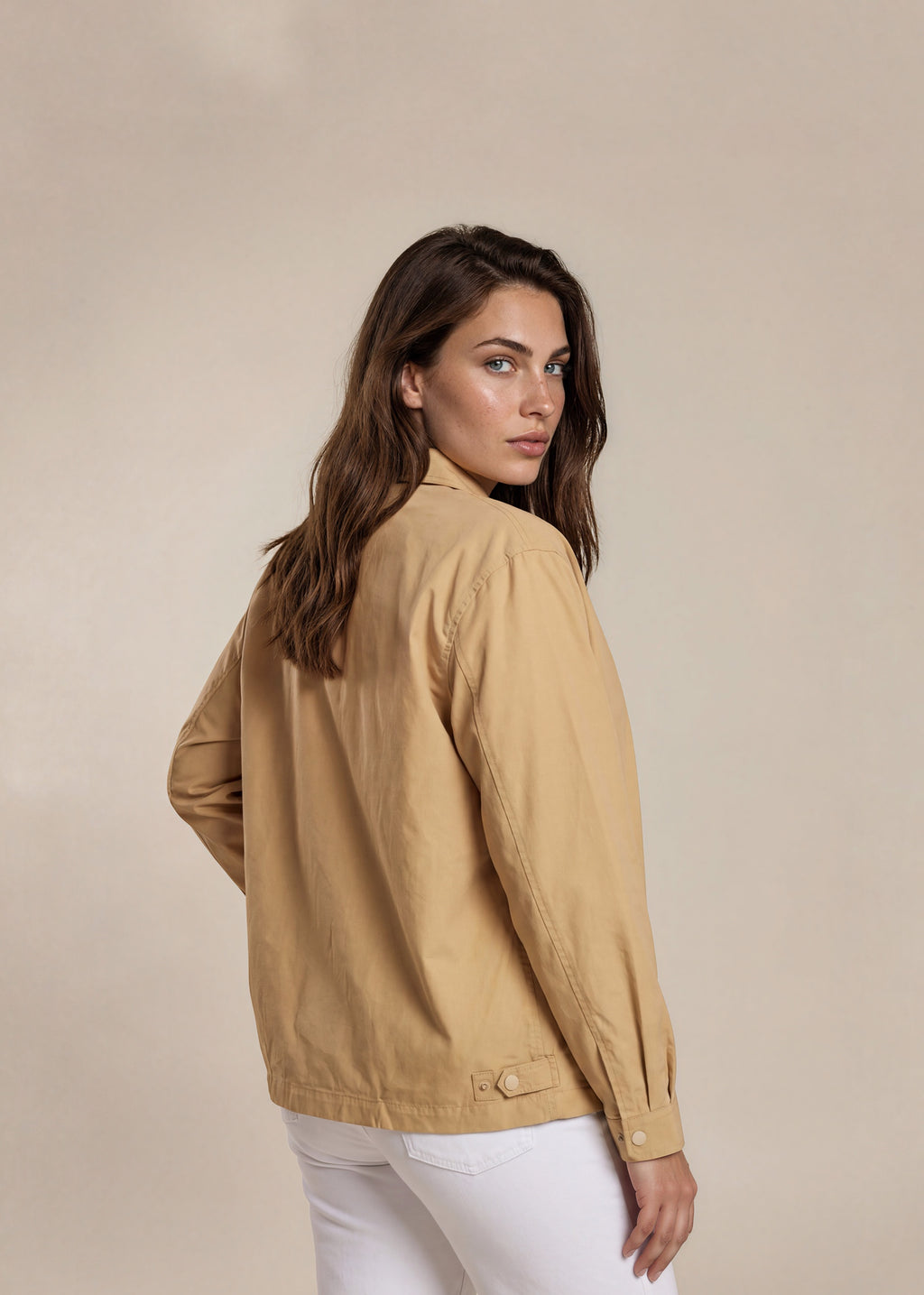 YSL Rich Yellow Classic Collared Bomber