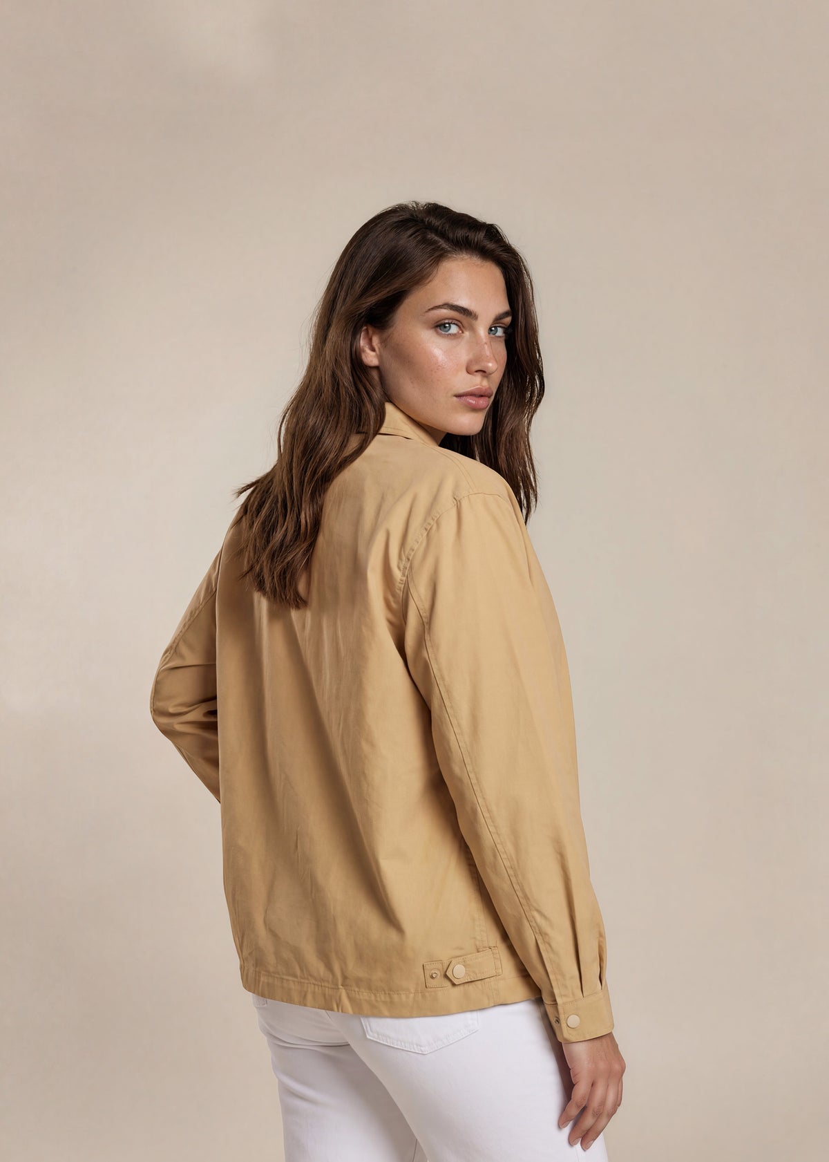 YSL Rich Yellow Classic Collared Bomber