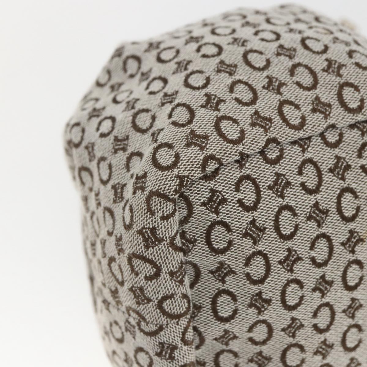 Celine Grey and Brown Monogram Bucket Tote