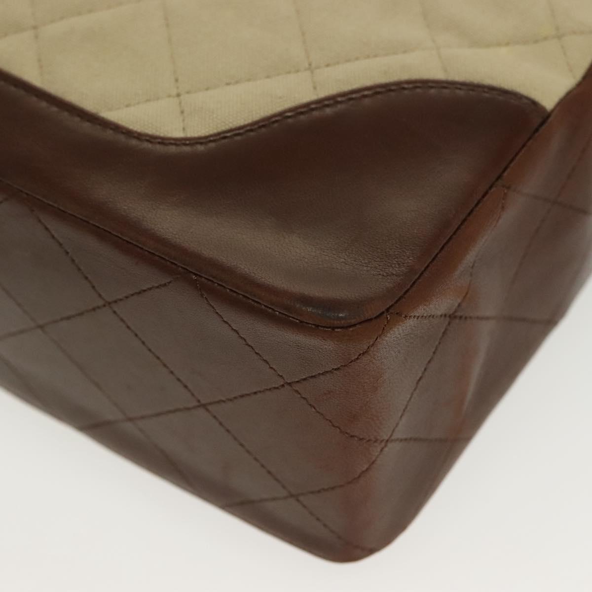 Chanel Tan & Brown Shoulder Bag