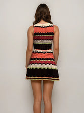 Load image into Gallery viewer, Missoni Orange and Green Striped Mini Dress
