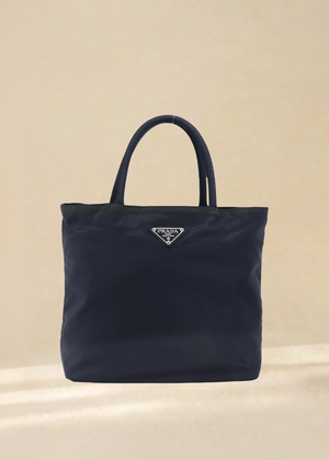 Prada Black Nylon Handbag