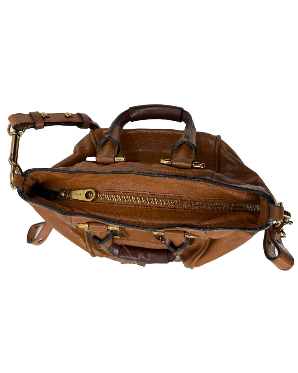 Chloe Tan Leather Handbag