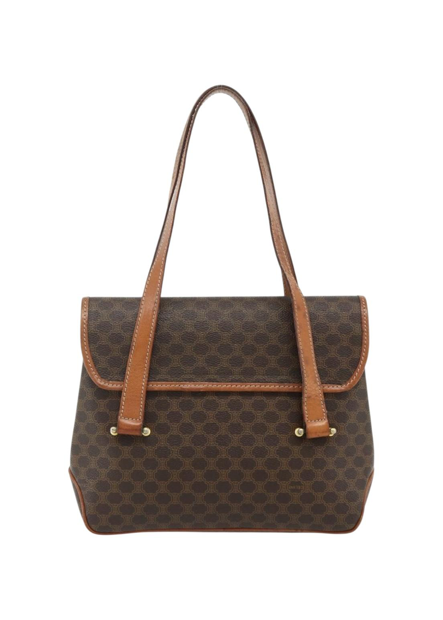 Celine Monogram Brown Shoulder Bag