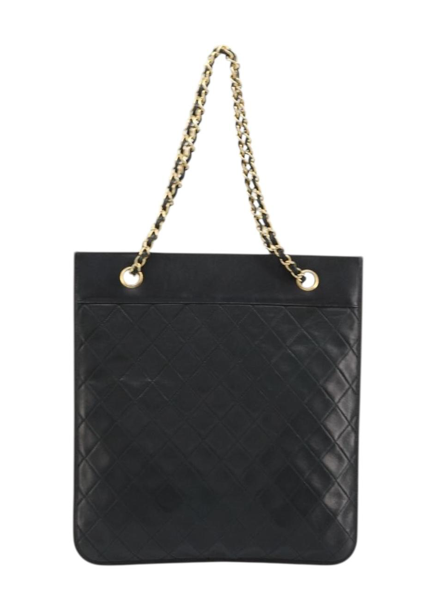 Chanel Black Quilted Tote